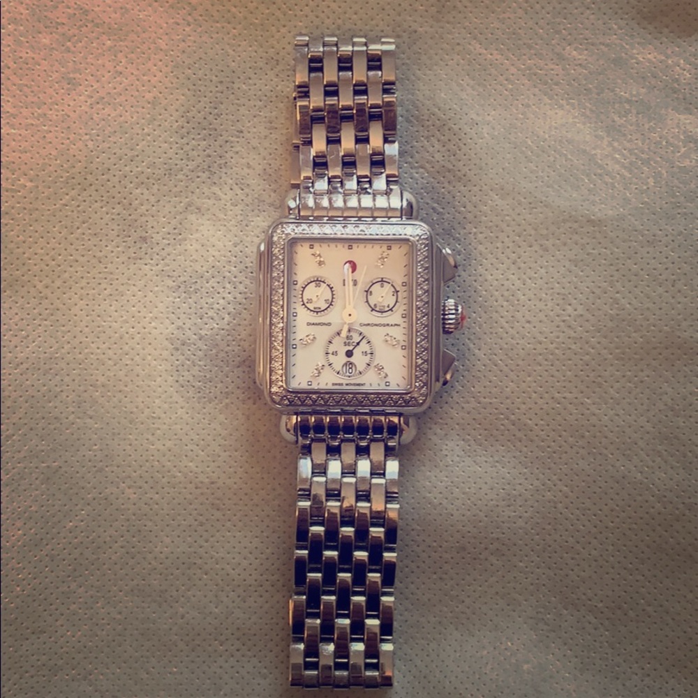 Michelle Deco Watch with Diamonds